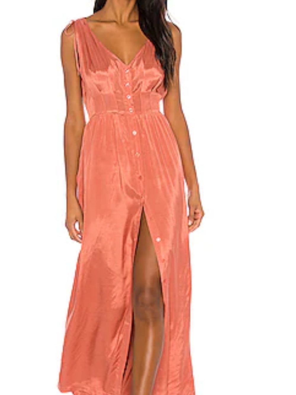 Revolve Amuse Society Rusty rose Maxi Dress M